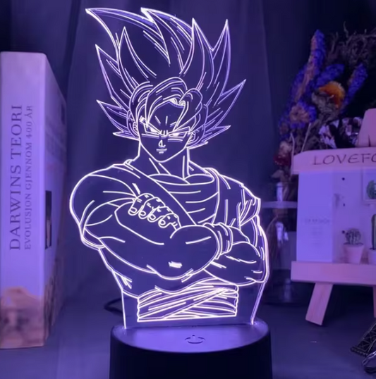 Son Goku Lampe 3D