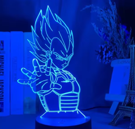 Vegeta Lampe 3D