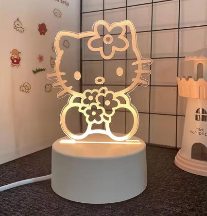 Hello Kitty Lampe 3D