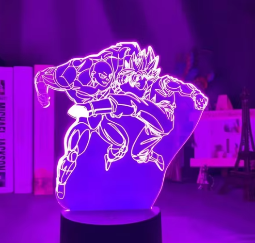 Goku vs Jiren Lampe 3D