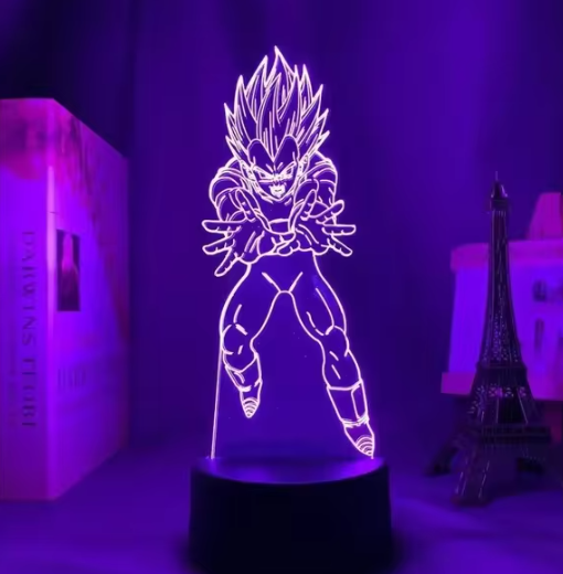 Vegeta Lampe 3D