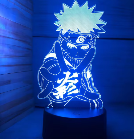 Naruto Lampe 3D