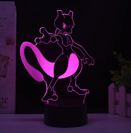 Mewtwo Lampe 3D