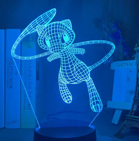 Mew Lampe 3D