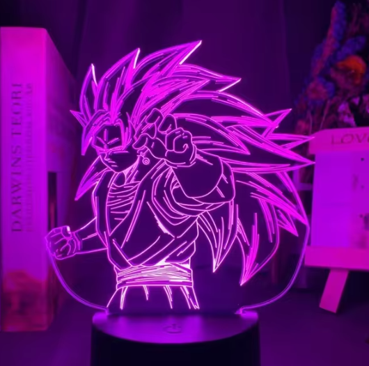 Son Goku SSJ3 Lampe 3D